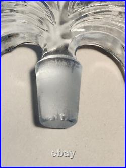 Imperial Sunflower Perfume Bottles Dresser Set Light Blue Pair Vintage 1940's