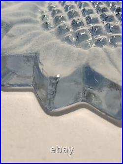 Imperial Sunflower Perfume Bottles Dresser Set Light Blue Pair Vintage 1940's