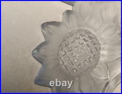 Imperial Sunflower Perfume Bottles Dresser Set Light Blue Pair Vintage 1940's