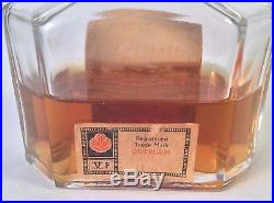JICKY Guerlain PERFUME Vintage Baccarat Style Quadrilobe Bottle 1/2 Full France
