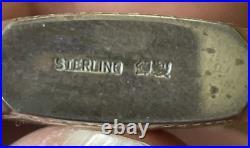 Japanese Sterling Silver Perfume Bottle Vintage with Box 14 Grams