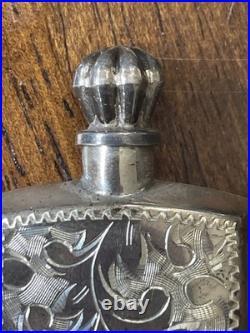 Japanese Sterling Silver Perfume Bottle Vintage with Box 14 Grams