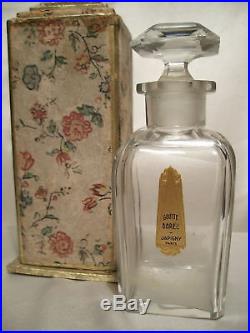 Japigny Goute Doree Baccarat Flacon De Parfum 1908 Vintage Perfume Bottle
