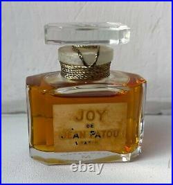 Jean Patou Joy Parfum 15 ML 1/2 Fl Oz Vintage 1972 Year Bottle Sealed