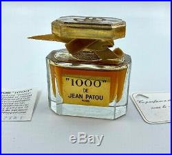 Jean patou 1000 parfum 15 ml 1/2 FL OZ VINTAGE bottle sealed