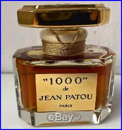 Jean patou 1000 parfum 15 ml 1/2 FL OZ VINTAGE bottle sealed SALE