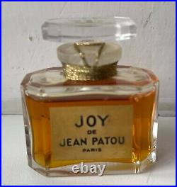 Jean patou joy parfum 15 ml 1/2 FL OZ VINTAGE 1972 YEAR BOTTLE SEALED