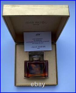 Jean patou joy parfum 30 ml 1 FL OZ VINTAGE 1975 YEAR BOTTLE SEALED