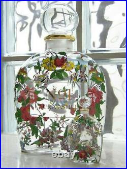 LAURA ASHLEY Vintage No1 Enamel Painted Giant Factice Store Glass Display Bottle