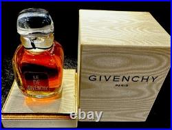 LE DE GIVENCHY PURE PERFUME EXTRAIT 1.0oz 30ml VTG Fresh Full Seald Btl NIB +