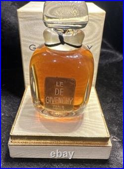 LE DE GIVENCHY PURE PERFUME EXTRAIT 1.0oz 30ml VTG Fresh Full Seald Btl NIB +