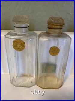 LOT 9 VINTAGE 1930's COTY PARIS FRANCE EMPTY Perfume Bottles WithGlass Stoppers LOT 9 VINTAGE 1930's COTY PARIS FRANCE EMPTY Perfume Bottles WithGlass Stoppers