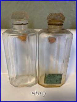 LOT 9 VINTAGE 1930's COTY PARIS FRANCE EMPTY Perfume Bottles WithGlass Stoppers LOT 9 VINTAGE 1930's COTY PARIS FRANCE EMPTY Perfume Bottles WithGlass Stoppers