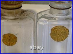 LOT 9 VINTAGE 1930's COTY PARIS FRANCE EMPTY Perfume Bottles WithGlass Stoppers LOT 9 VINTAGE 1930's COTY PARIS FRANCE EMPTY Perfume Bottles WithGlass Stoppers