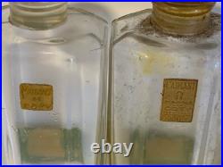 LOT 9 VINTAGE 1930's COTY PARIS FRANCE EMPTY Perfume Bottles WithGlass Stoppers LOT 9 VINTAGE 1930's COTY PARIS FRANCE EMPTY Perfume Bottles WithGlass Stoppers