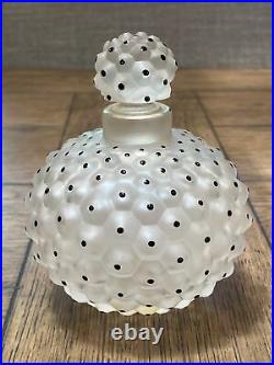 Lalique Crystal Cactus Perfume Bottle Rene Lalique Design 1928 Very Good
