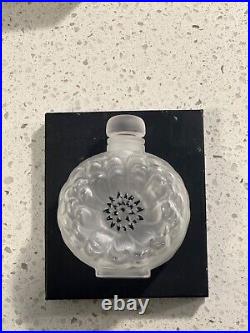 Lalique Crystal Dahlia Perfume Bottle Vintage No. 4