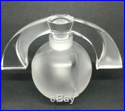 Lalique Crystal Eclipse Perfume Bottle Lalique Society of America 1994 Vintage