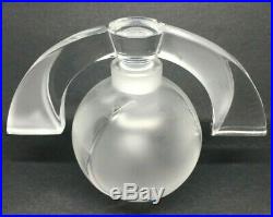 Lalique Crystal Eclipse Perfume Bottle Lalique Society of America 1994 Vintage