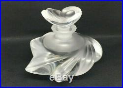Lalique Crystal SAMOA Flacon / Perfume Bottle Vintage