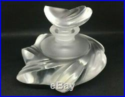 Lalique Crystal SAMOA Flacon / Perfume Bottle Vintage