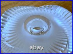 Lalique France Paris Art Cut Crystal Glass Sculpture Baptiste Perfume Bottle Vtg