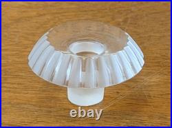 Lalique France Paris Art Cut Crystal Glass Sculpture Baptiste Perfume Bottle Vtg