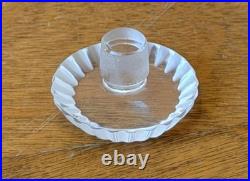 Lalique France Paris Art Cut Crystal Glass Sculpture Baptiste Perfume Bottle Vtg