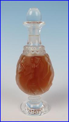 Lalique MADRIGAL Perfume Bottle For Molinard French Glass Flacon 1940's Vintage