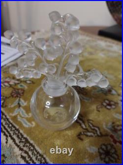 Lalique Perfume Bottle Clairefontaine Lily Of The Valley Vintage Mint