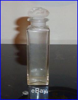 Lalique Vintage Styx Perfume Bottle Designed For Coty