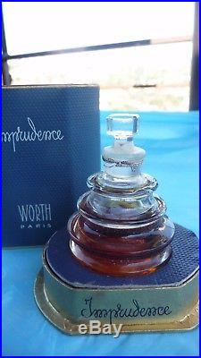 Lalique Vintage Worth Imprudence Lalique Perfume Bottle sealed in Box