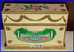 Lancome Perfume Box Mini Bottles Majestic Gardens 1944 French France Vintage