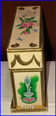 Lancome Perfume Box Mini Bottles Majestic Gardens 1944 French France Vintage