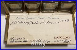 Lancome Perfume Box Mini Bottles Majestic Gardens 1944 French France Vintage