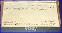 Lancome Perfume Box Mini Bottles Majestic Gardens 1944 French France Vintage