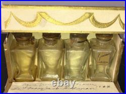 Lancome Perfume Box Mini Bottles Majestic Gardens 1944 French France Vintage