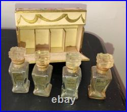 Lancome Perfume Box Mini Bottles Majestic Gardens 1944 French France Vintage