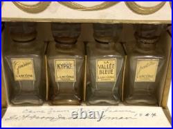 Lancome Perfume Box Mini Bottles Majestic Gardens 1944 French France Vintage
