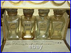 Lancome Perfume Box Mini Bottles Majestic Gardens 1944 French France Vintage