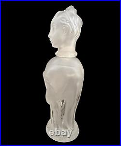 Large Vintage Elizabeth Arden Memoire Cherie French Figural Lady Perfume Bottle