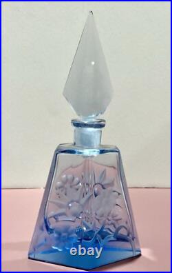 Large Vintage Made In Czechoslovakia Perfume Bottle Dauber Signed Large Vintage Made In Czechoslovakia Perfume Bottle Dauber Signed