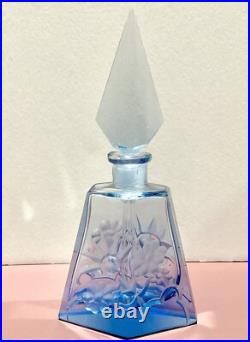 Large Vintage Made In Czechoslovakia Perfume Bottle Dauber Signed Large Vintage Made In Czechoslovakia Perfume Bottle Dauber Signed