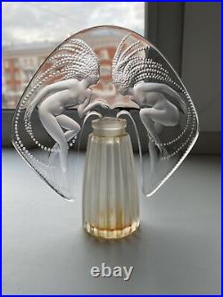 Large exclusive vintage Lalique perfume bottle 30 ml