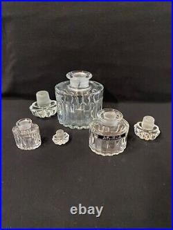 Le Dix Balenciaga Paris, France Vintage perfume bottles 1940s, empty bottles. SET