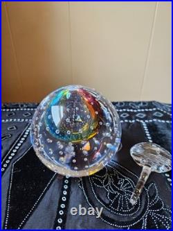 Leon Applebaum vintage signed multi color perfume bottle and stopper