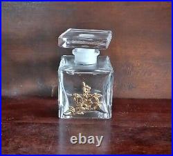 Lot 11 Different Vintage Clear Glass Crystal Silver Top Perfume Bottles Guerlain