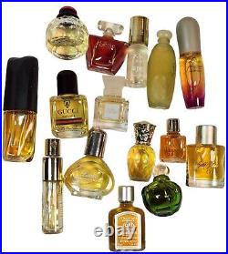 Lot 13 Designer Vintage Modern Mini Perfume Spray Splash Travel Bottles Sample