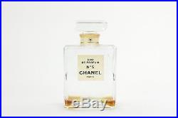 Lot CHANEL Vintage 3 Bottles No 5 19 FACTICE DUMMY perfume Store Display + Book