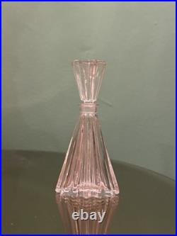 Lot Of 4 Vintage Crystal And blown Glass Perfume Bottles